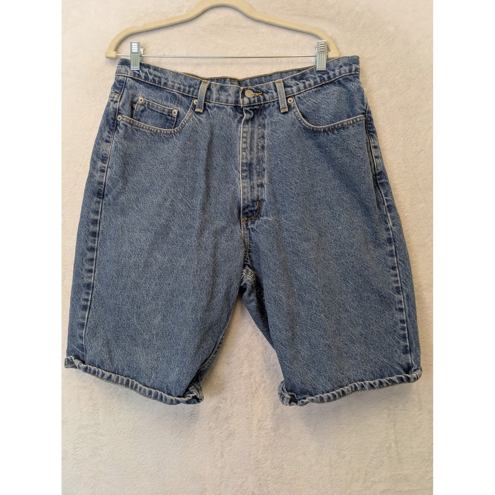 Polo Jeans Ralph Lauren Men's Size 34 Blue Denim Banner Shorts